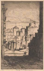 I San Francisco, ca 1911 (mezzotint) av George Taylor Plowman