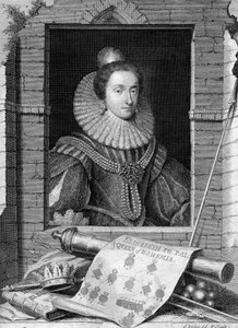 Elisabeth av Böhmen, c1700-1750. av George Vertue