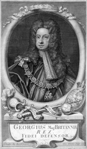 George I, kung av Storbritannien, 1700-talet.