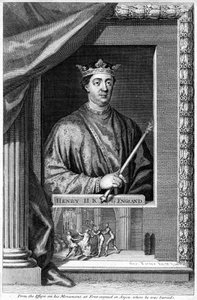 Henrik II, kung av England, 1700-talet. av George Vertue