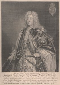 Lionel Cranfield Sackville, 1:e hertig av Dorset av George Vertue