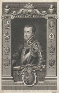 Filip II, kung av Spanien av George Vertue
