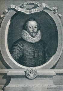 William Shakespeare 1564-1616, engelsk poet och dramatiker, 1721, 1913