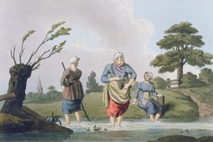 Leech Finders, från `Costume of Yorkshire