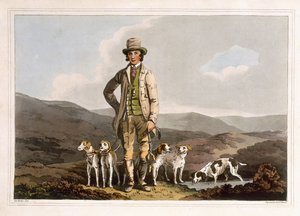 The Dog Breaker, graverad av Robert Havell den äldre, publicerad 1814 av Robinson and Son, Leeds