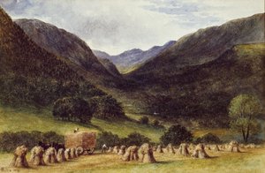 Harvest Time, Llyn Crafnant, North Wales, 1869
