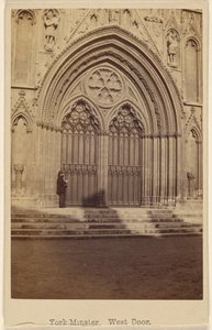 York Minster, västportalen av George Washington Wilson