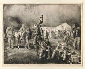 Bacchanal (första stenen) av George Wesley Bellows
