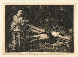 Belgian Farmyard från War Series av George Wesley Bellows