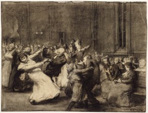 Dans på sinnessjukhuset av George Wesley Bellows