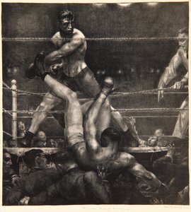 Dempsey Through the Ropes, 1923-24 av George Wesley Bellows