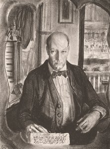 Självporträtt av George Wesley Bellows av George Wesley Bellows