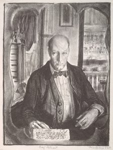 George Wesley Bellows självporträtt av George Wesley Bellows