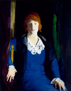 ""Porträtt av Florence Pierce"" Peinture de George Bellows (1882-1925) 1914 - Olja på trä - 96,5x76,2 - Museum of Fine Arts, Houston av George Wesley Bellows