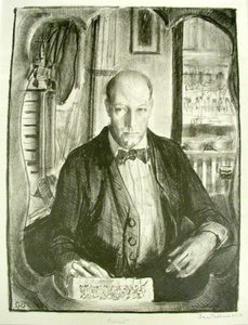 Självporträtt av George Wesley Bellows