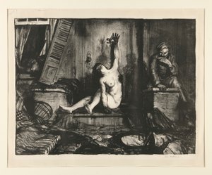Cigaretten från War Series av George Wesley Bellows
