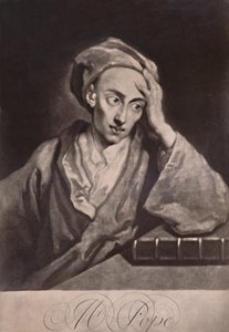 Alexander Pope, engelsk poet och satiriker, c1732 1894 av George White