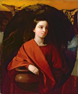 Rebecca (olja på kartong)
