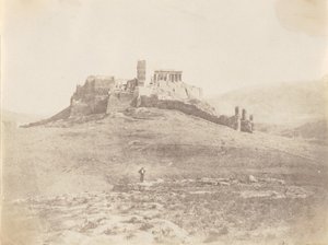 Pnyx och Akropolis, ca. 1848.