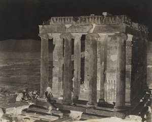 Temple of Wingless Victory, nyligen restaurerad, 1848.