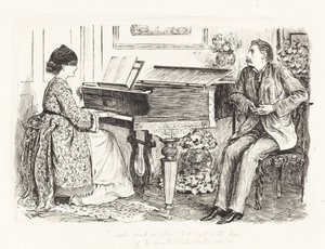 "--Och mist eller glim, jag skulle segla med honom, om han ville segla med mig--" av George du Maurier