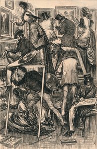Varnishing Day vid Royal Academy, 1877