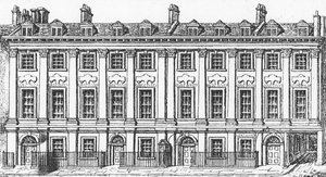 Houses Great Queen Street, 1817 av George the Elder Scharf