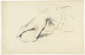 Studie av en hand av George van der Mijn