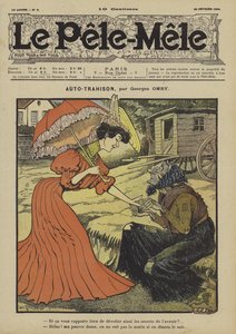 Självförräderi. Illustration för Le Pele-Mele, 1906