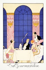 Gluttony, från "Falbalas and Fanfreluches, Almanac of Present, Past and Future Modes"