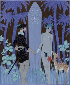Pocahontas, Princesse (Pocahontas, Princess) av Georges Barbier