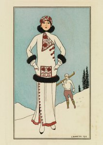 För St.Moritz, tallrik från 