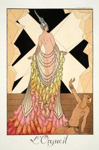Pride, från "Falbalas and Fanfreluches, Almanac of Present, Past and Future Modes" av Georges Barbier