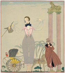 Utnämning (akvarell på papper) av Georges Barbier