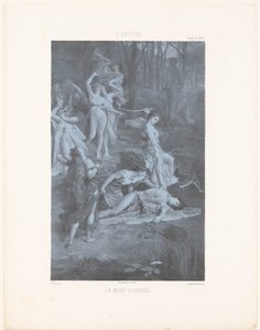 Orpheus dödas av Bacchantes La mort d