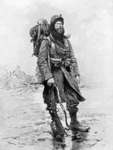 Soldaten 1915, den arketypiska Poilu, 1915, 1926.