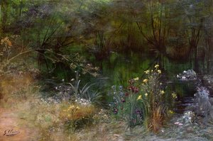 En sjö med Naiads