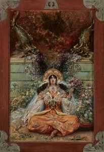 Sarah Bernhardt i rollen som Izeyl av Georges Clairin