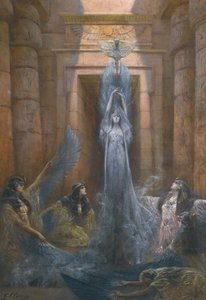 Gudinnan Neith av Georges Clairin