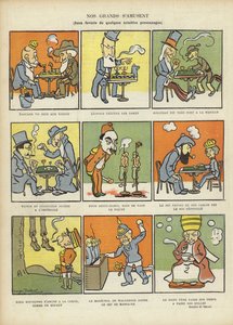 Stora mäns favoritspel, illustration för Le Rire