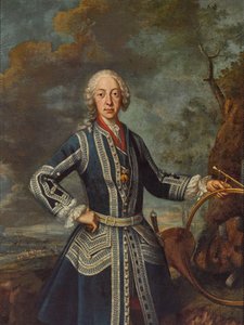 Maximilian III Joseph i jaktklänning (olja på duk)