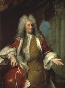 Nicodeme Tessin den yngre, svensk arkitekt - Greve Nicodemus Tessin den yngre (1654-1728), av Desmarees, George (1697-1776). olja på duk