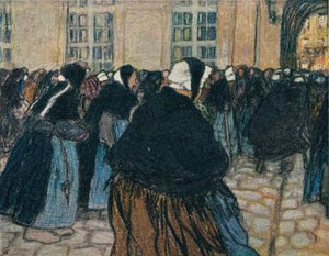 Återkomsten till Hospice De La Salpetriere, c1911