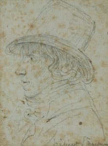 Jacques Hebert (1757-94) (penna på papper) av Georges Francois Gabriel