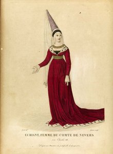 Euryanthe - Gatine, Georges Jacques (1773-1831) - Sent 1700-talet. - Etsning, akvarell - Privat samling av Georges Jacques Gatine