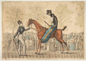 Boulevard de Gand i Paris, 1800-talet.