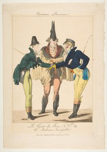 Le Goût du Jour, nr 21: The Incredible Moderns, från Caricatures Parisiennes, ca. 1815.