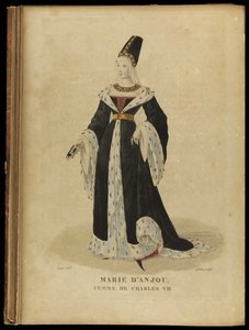 Marie av Anjou, Frankrikes drottning, sent 1700-tal.