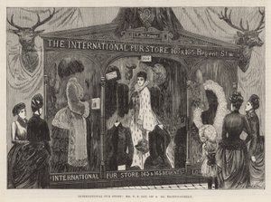The International Health Exhibition: Internationell pälsbutik
