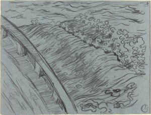 Havet utanför kanten av en båt, Bretagne av Georges Lacombe